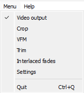 Dropdown menu for other windows